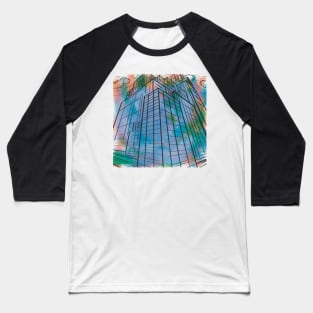 Anime buildings Baseball T-Shirt